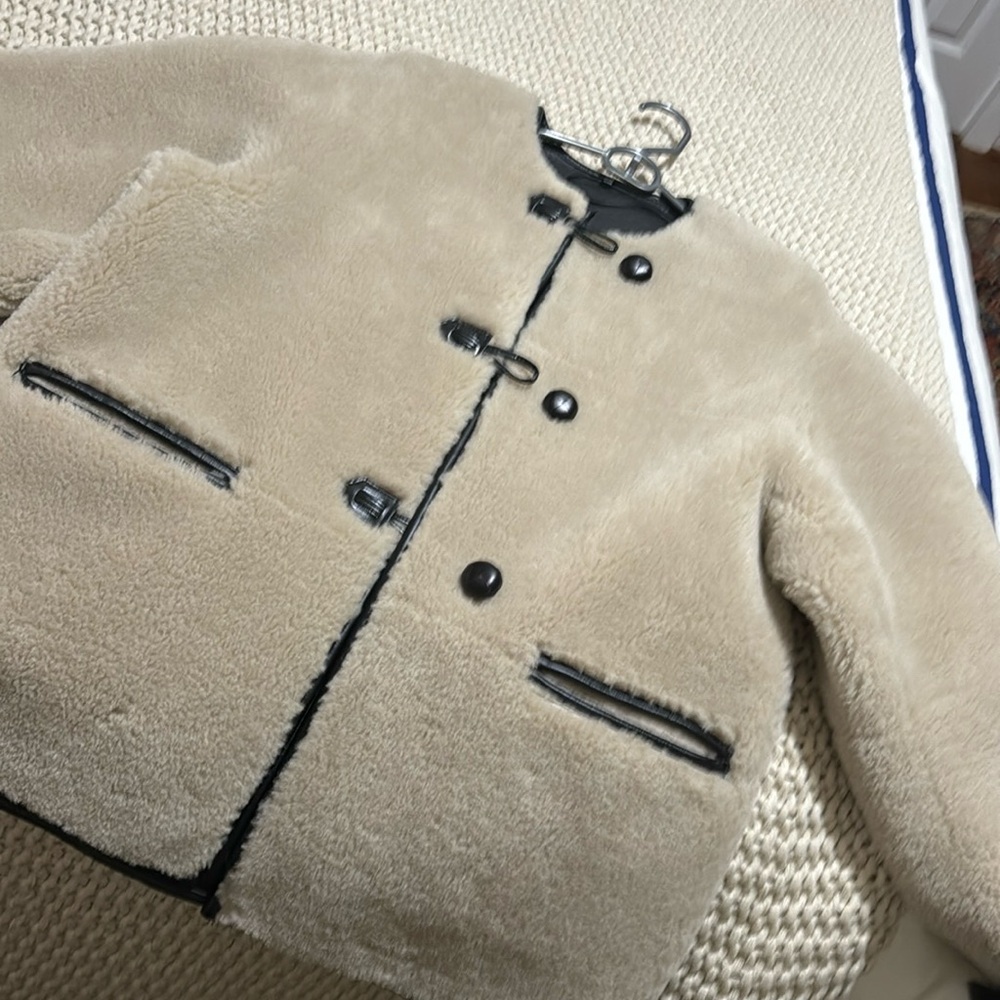 Mango Reversible Fur Effect coat